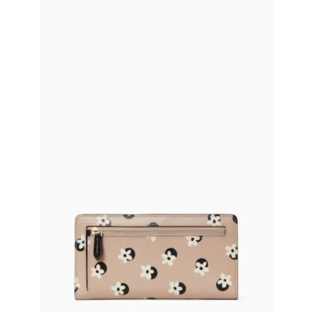 SOLD - NWT Kate Spade Jana Large Slim Bifold Wallet - Floral - Picture 8 of 8